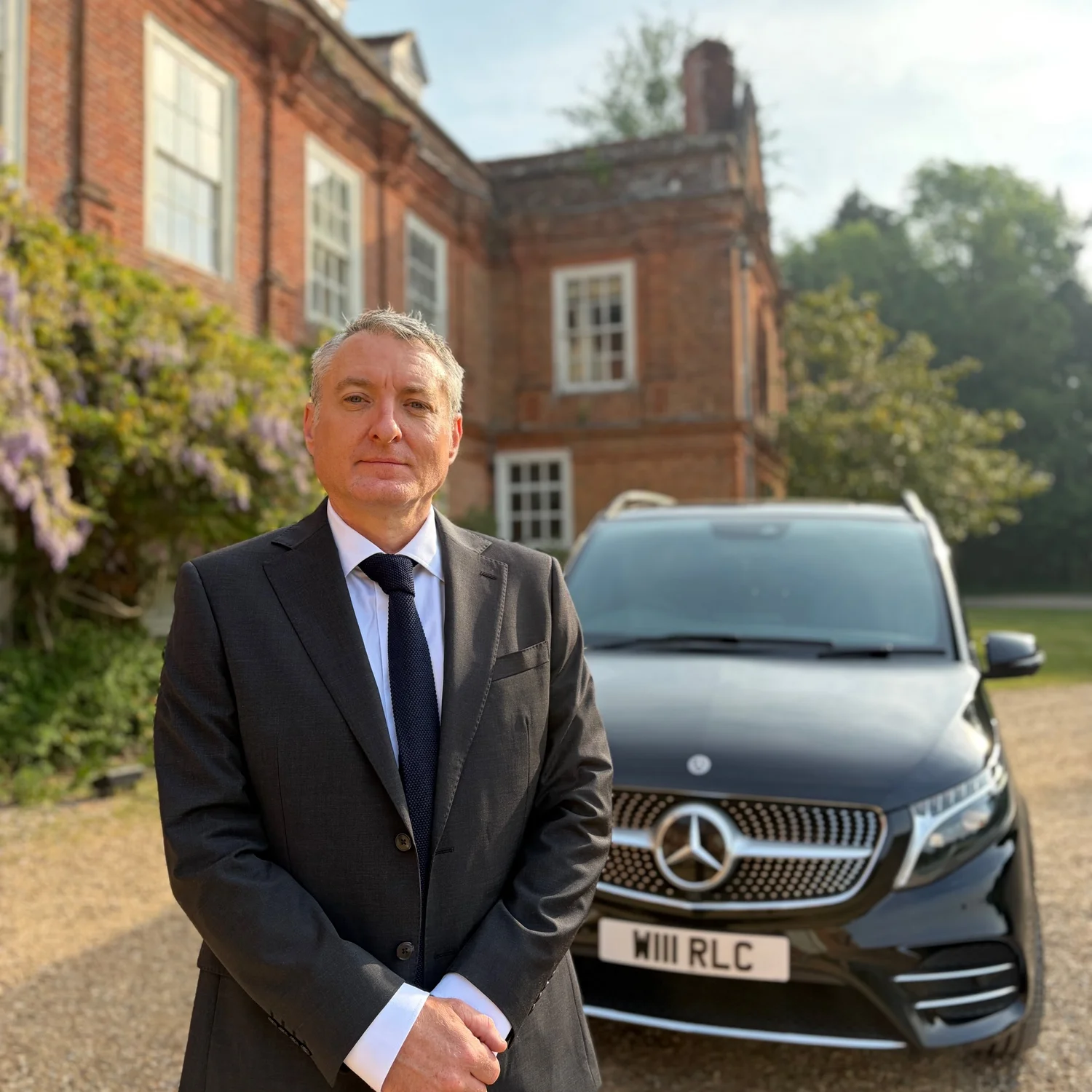 Duncan Cook with his Mercedes-Benz V-Class